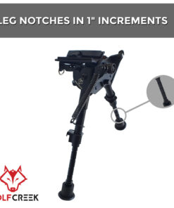 Alternative view of Wolf Creek Quick Draw 6"- 9" Swivel Bipod