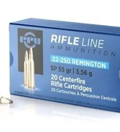 PPU AMMO - 22-250 55gr Soft Point