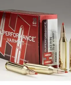 Hornady 243 Win 75gr V-MAX Superformance Varmit