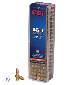 CCI 22LR MINI MAG 40GR CPRN HV 100 PK 1235FPS