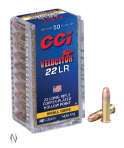 CCI 22LR VELOCITOR 40GR HP HV 1435FPS