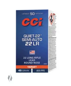 CCI 22LR QUIET SEMI AUTO 45GR LRN 835FPS