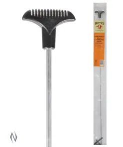 HOPPES BENCHREST CLEANING ROD 1 PC STAINLESS UNIVERSAL RIFLE / SHOTGUN 34"