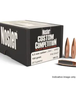 NOSLER 6.5MM 100GR HPBT CUSTOM COMP 250PK
