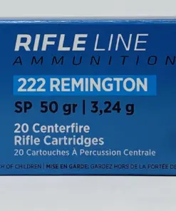PPU 222 Rem 50gr Soft Point Ammunition