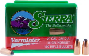 SIERRA .22 45gr Hornet 1 SIERRA .22 45gr Hornet