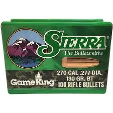 SIERRA .270 130gr Spitzer Boat Tail