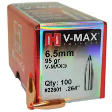 HORNADY 6.5MM .264 95 GR V-MAX