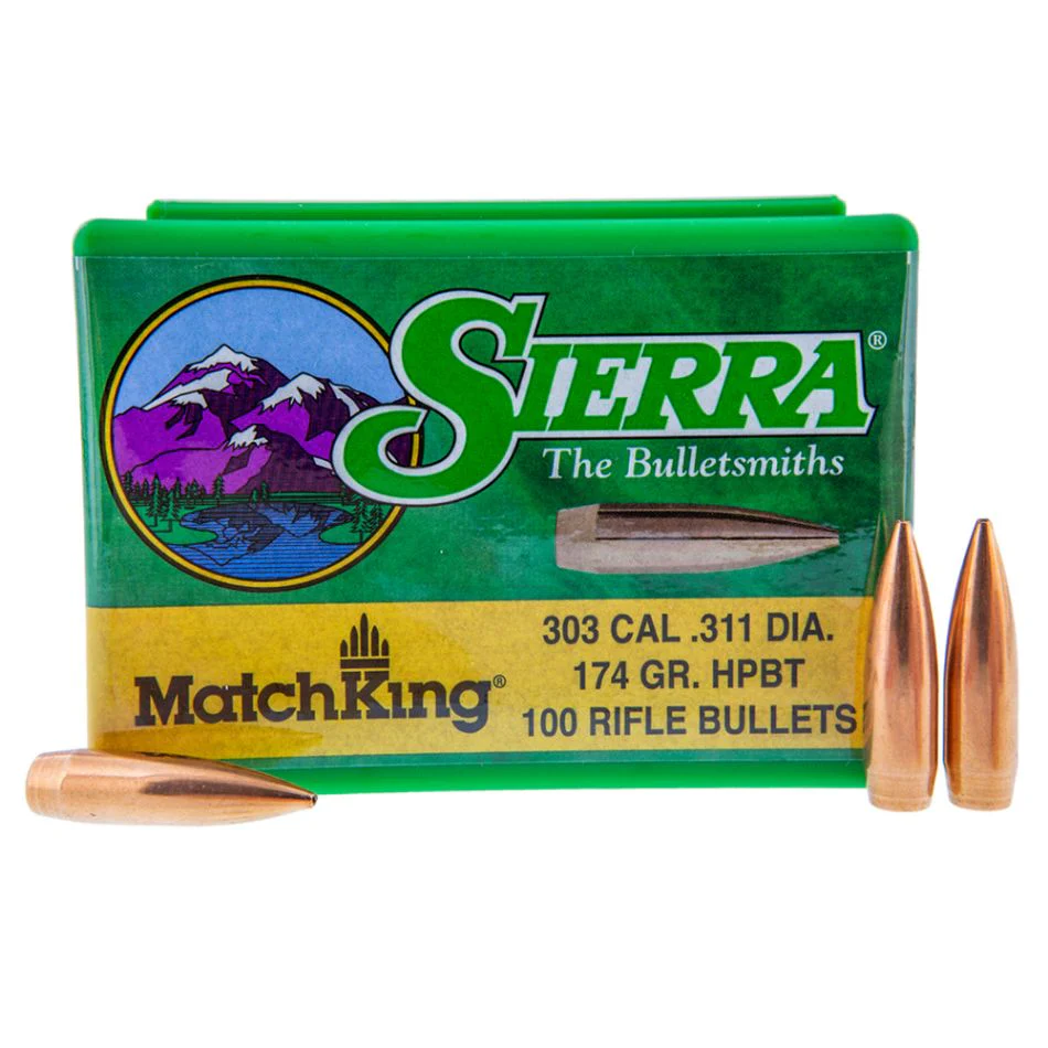 SIERRA .303 174gr Hollow Point Boat Tail 1 SIERRA .303 174gr Hollow Point Boat Tail