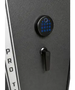 Pro-Tactical SD10 Gun Safe - 10 Gun Digital Fingerprint & Comb - Image 3
